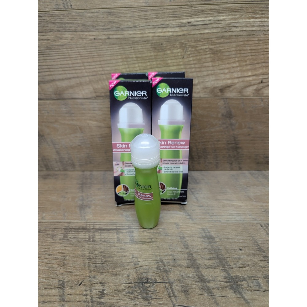 Garnier‎ Nutritioniste Skin Renew Awakening Caffeine Face Massager 1.7oz Lot 4